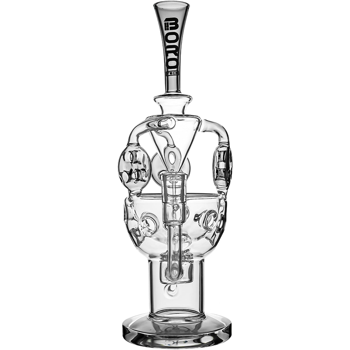 Borotech 12" Eclipse Vortex Recycler Dab Rig