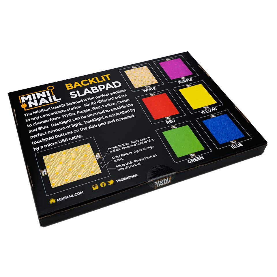 Backlit Slabpad (Color Changing Dab Mat)