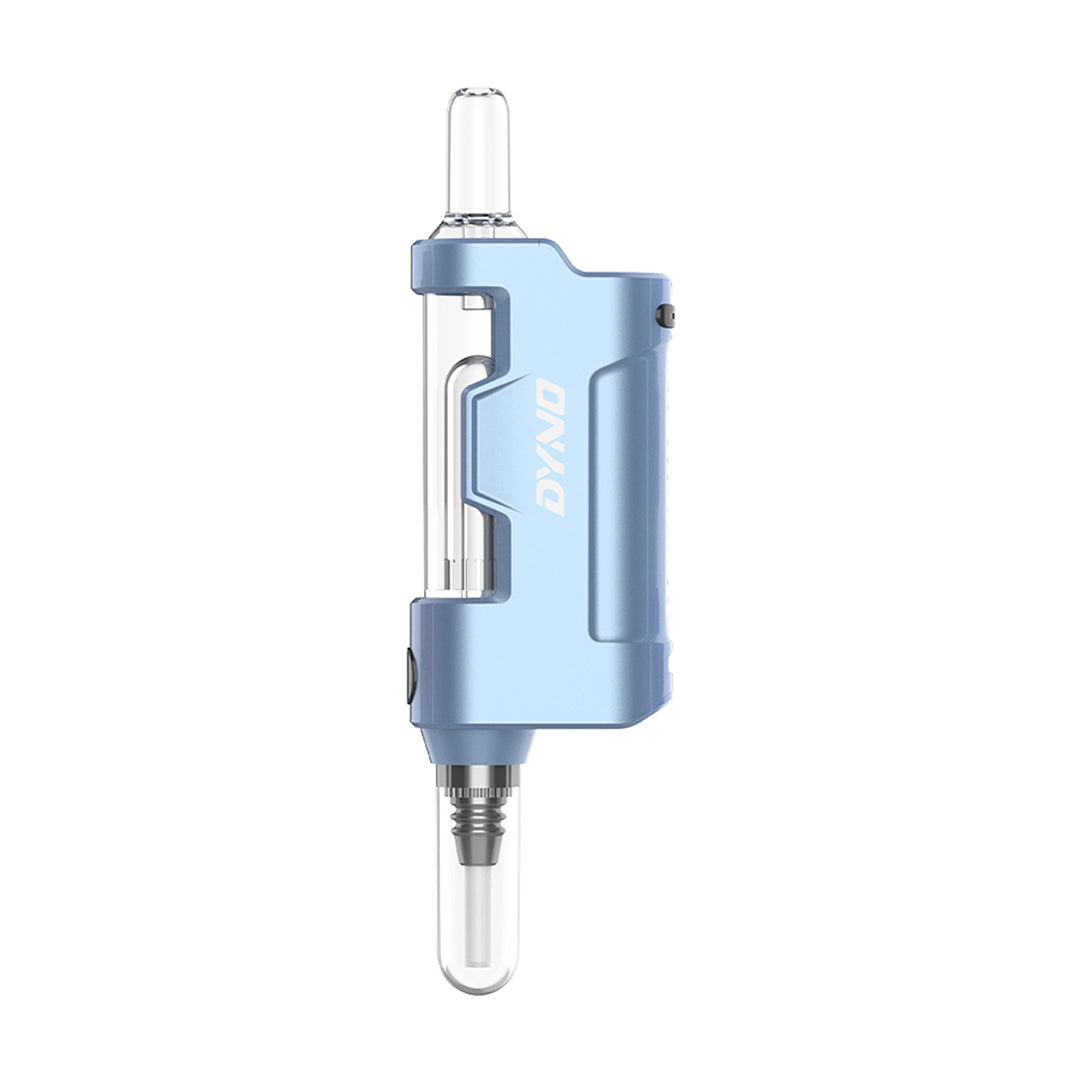 Yocan Dyno Vaporizer in Blue - Compact Portable Design Side View