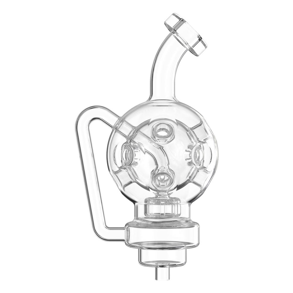 Dr. Dabber Boost Evo Hive Ball Glass Attachment for enhanced vapor cooling, front view on white background
