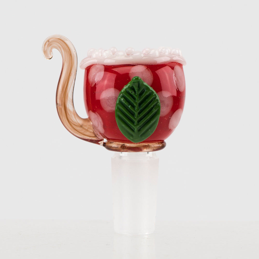 Empire Glassworks Fire Plant Bowl Piece, Borosilicate Glass, Front View