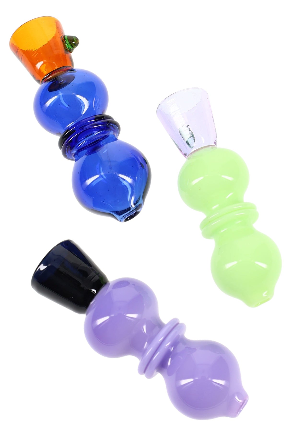 3″ Multicolor Spherical Glass Chillum