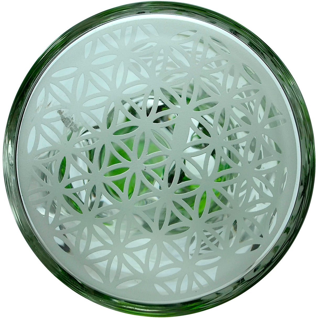 Calibear Sandblasted Seed of Life Beaker Bong