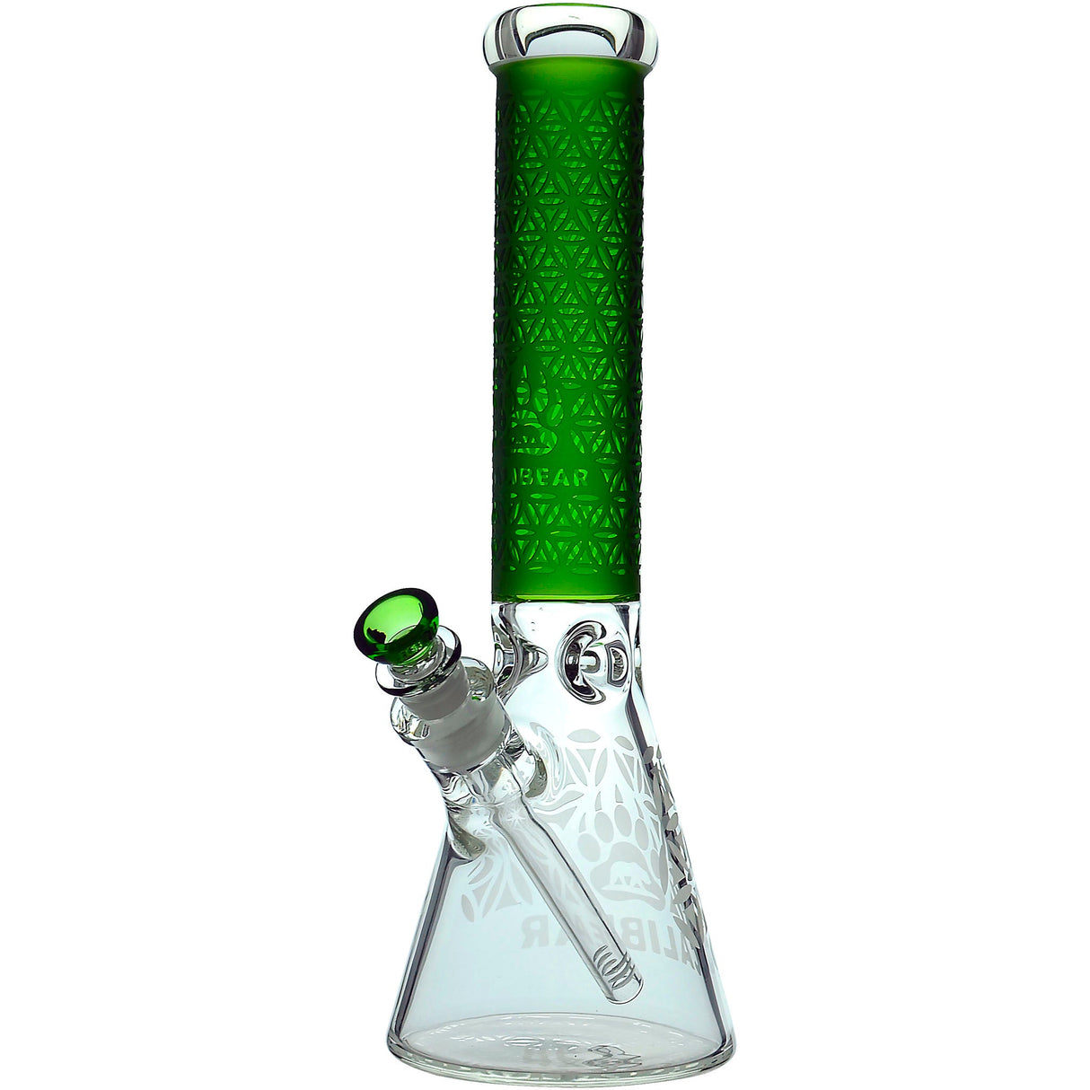 Calibear Sandblasted Seed of Life Beaker Bong