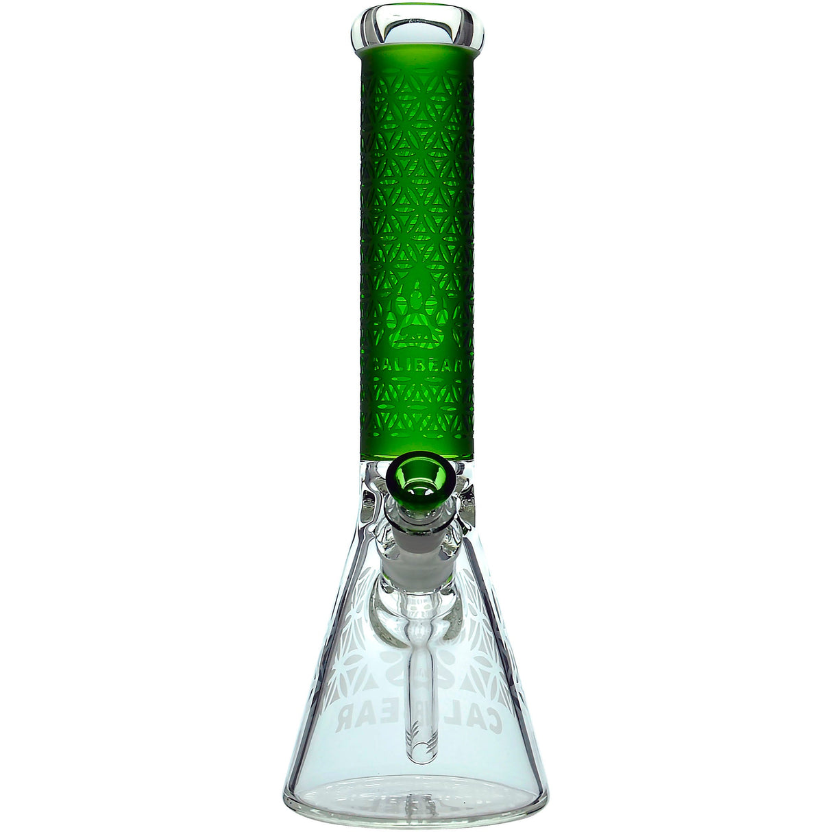 Calibear Sandblasted Seed of Life Beaker Bong