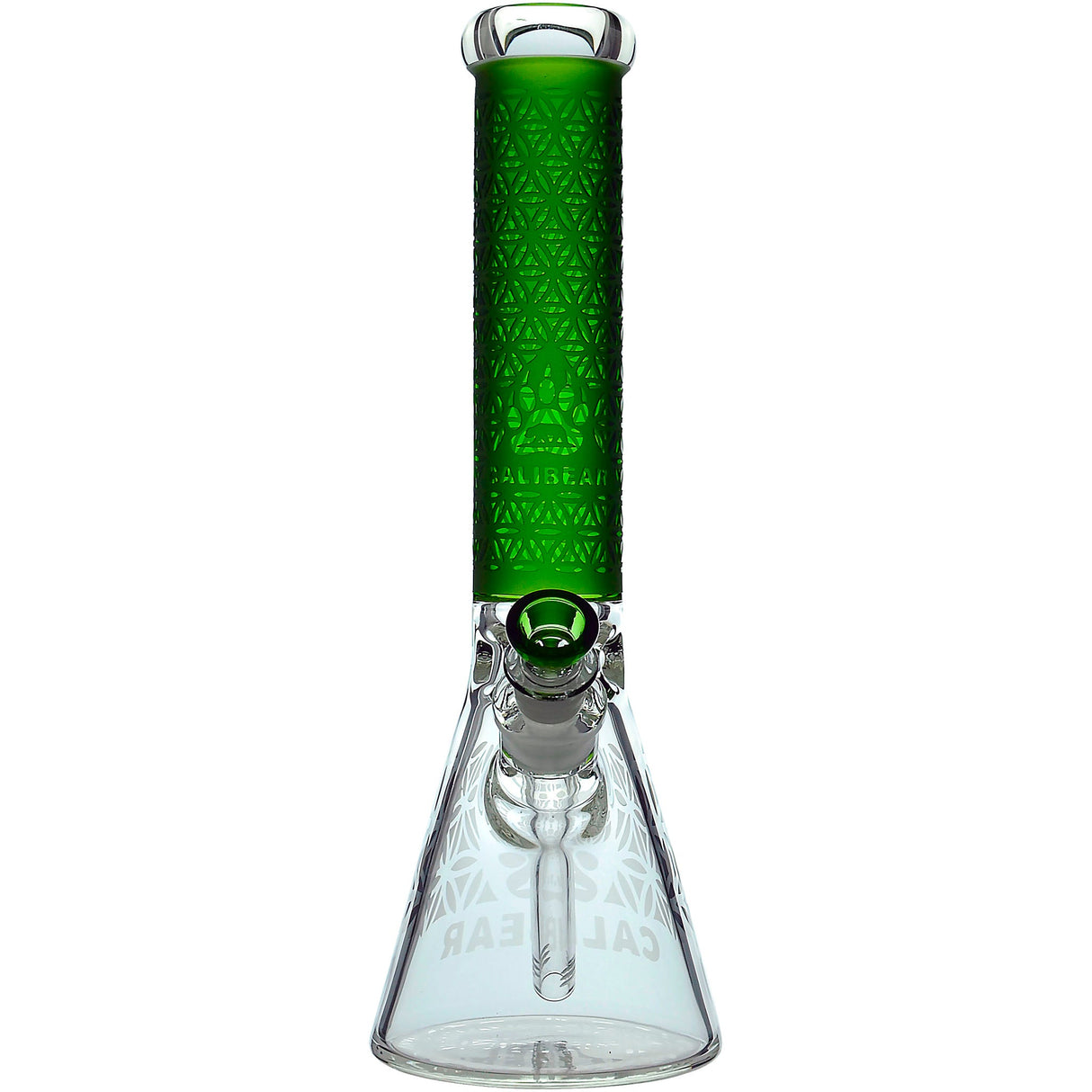 Calibear Sandblasted Seed of Life Beaker Bong