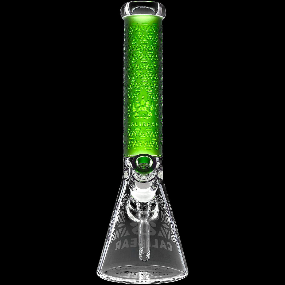 Calibear Sandblasted Seed of Life Beaker Bong