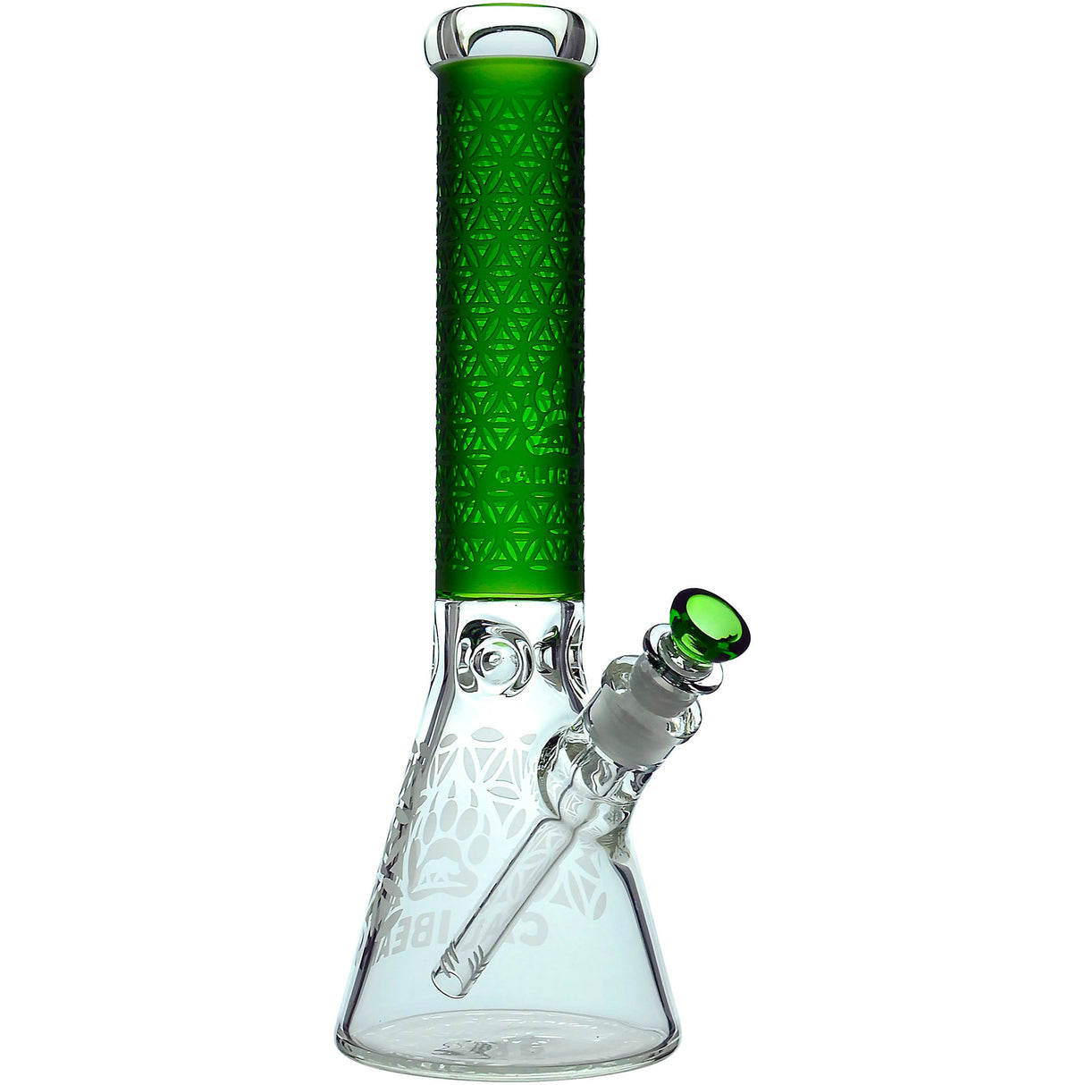 Calibear Sandblasted Seed of Life Beaker Bong