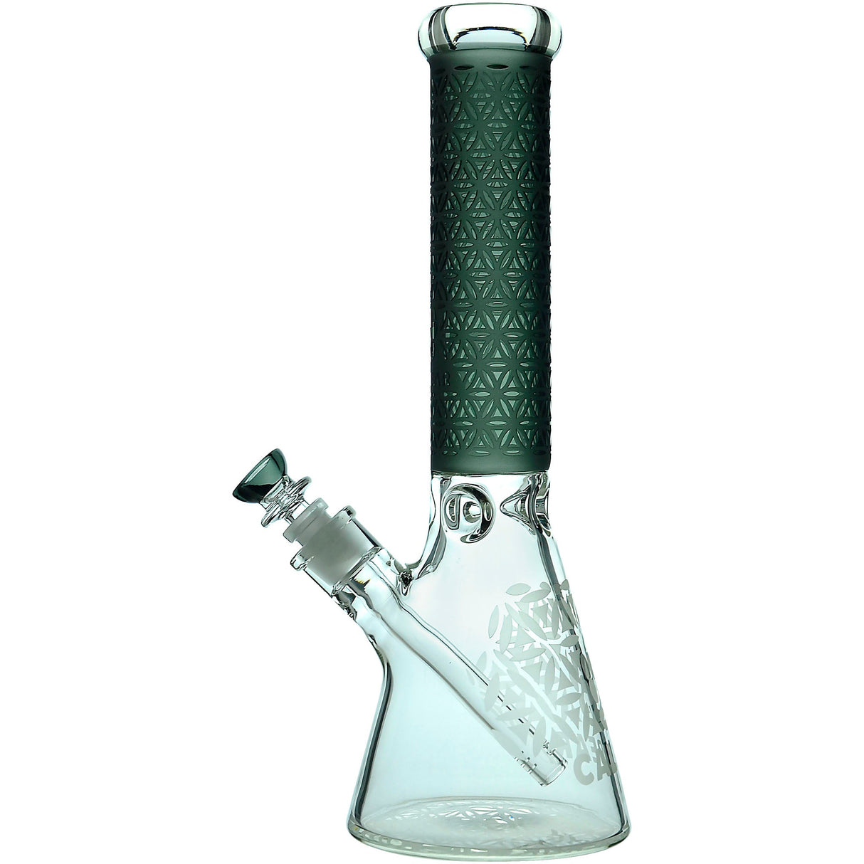 Calibear Sandblasted Seed of Life Beaker Bong