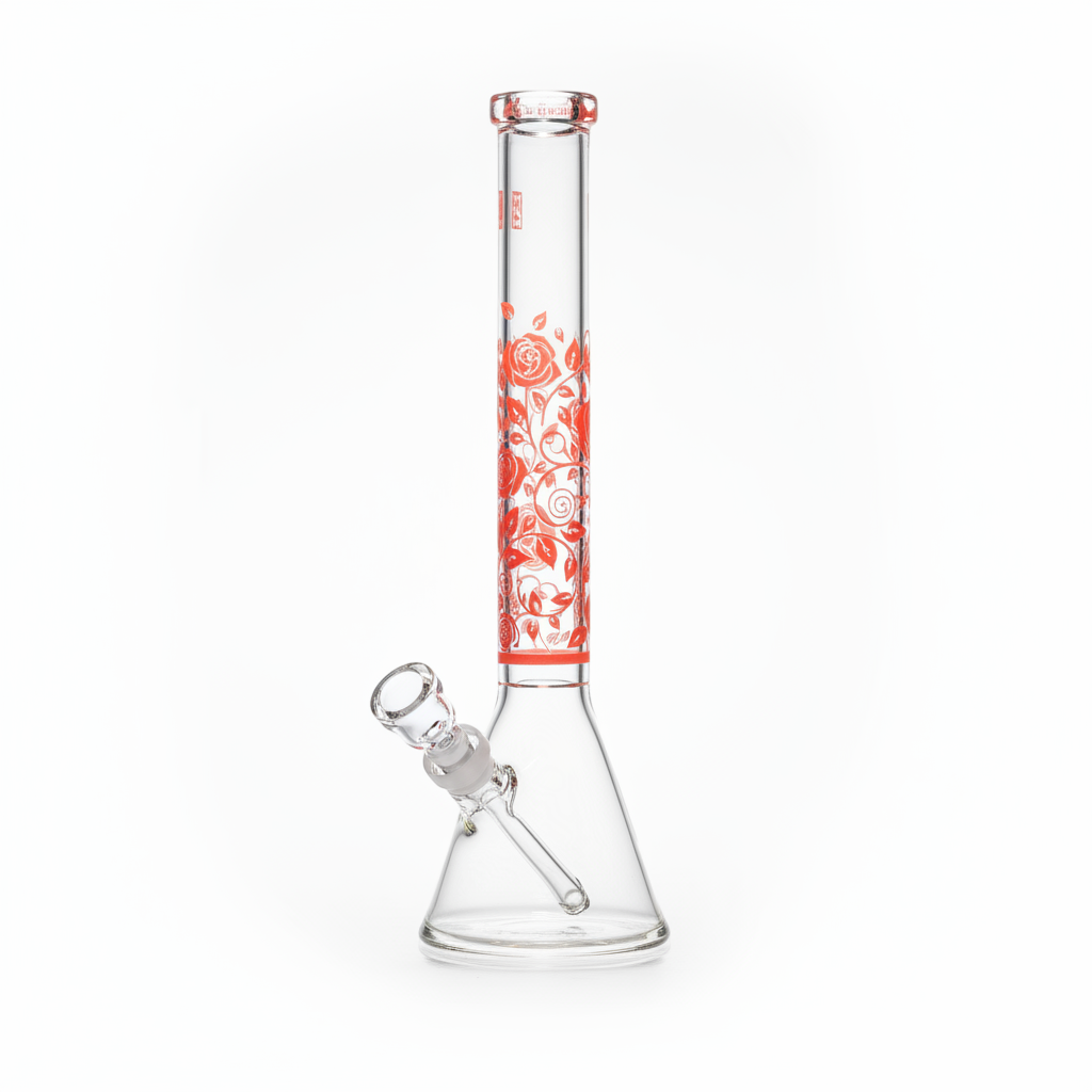 Roses X 18" Beaker Bong