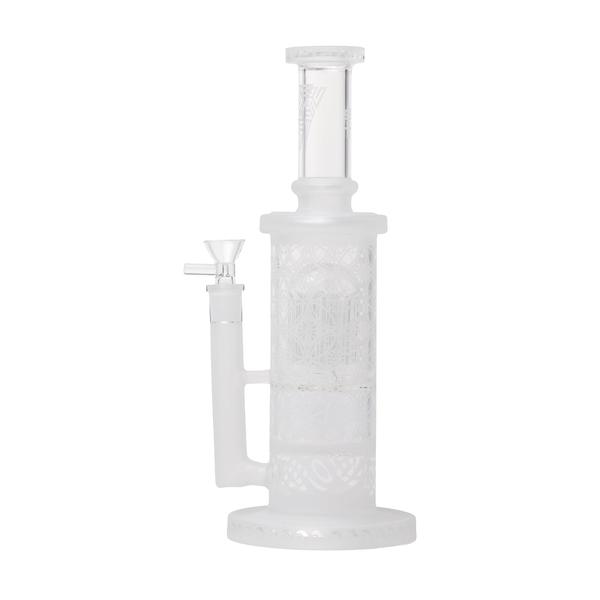 Human Grade Sacred Straight Sandblasted Glass Dab Rig