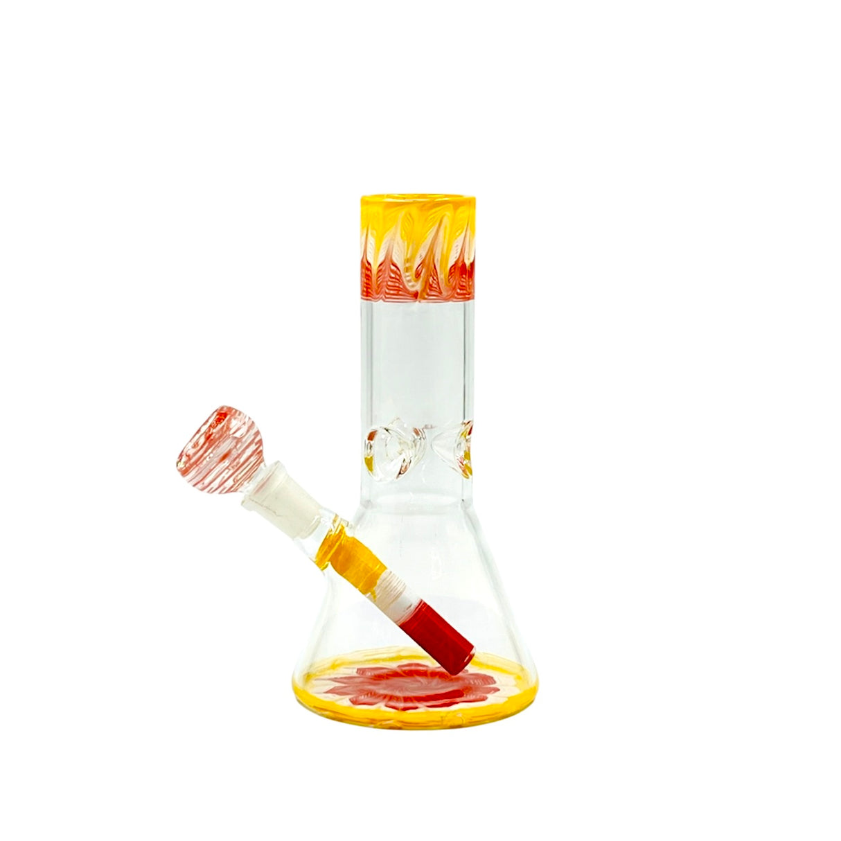 Solar Flare 7" Mini Beaker Bong