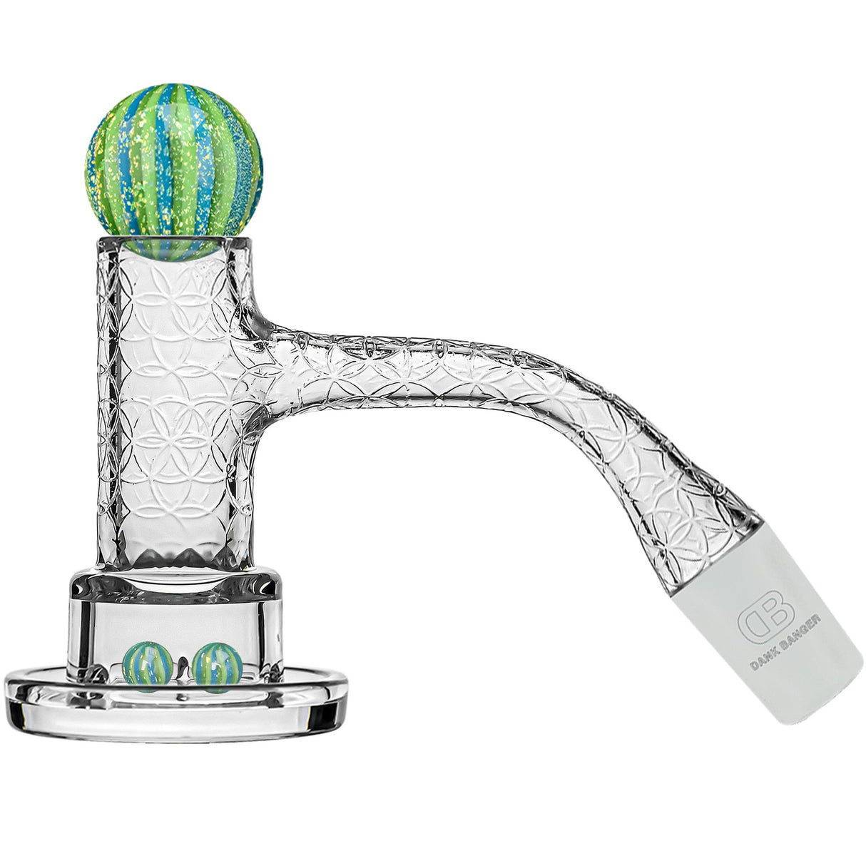 DANK BANGER Flower of Life Terp Slurper With Pearls