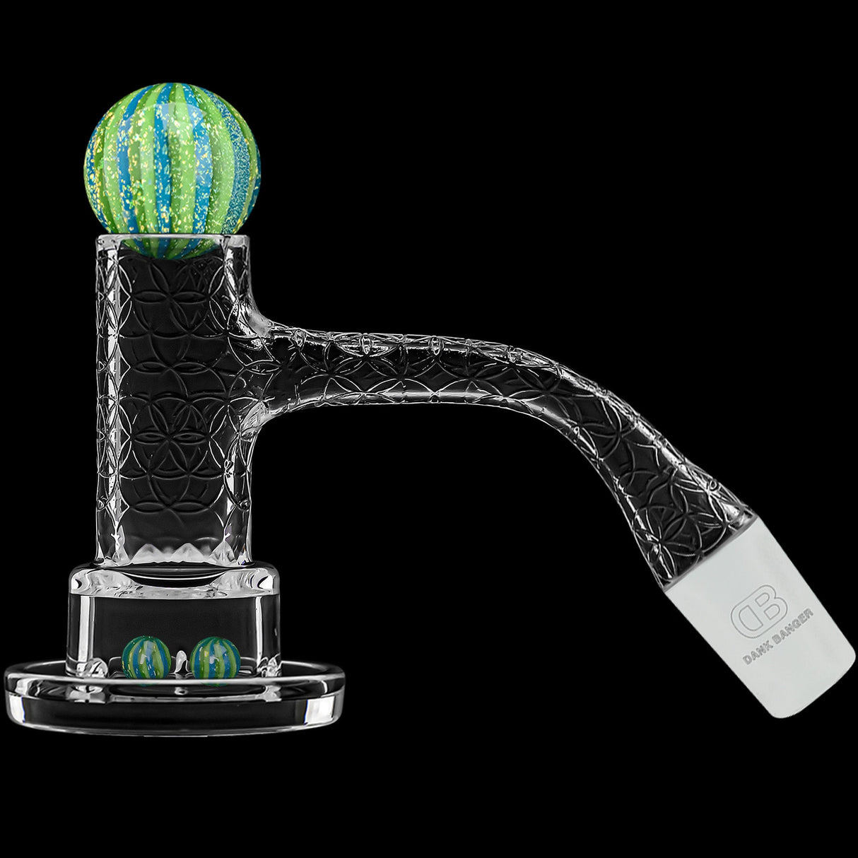 DANK BANGER Flower of Life Terp Slurper With Pearls