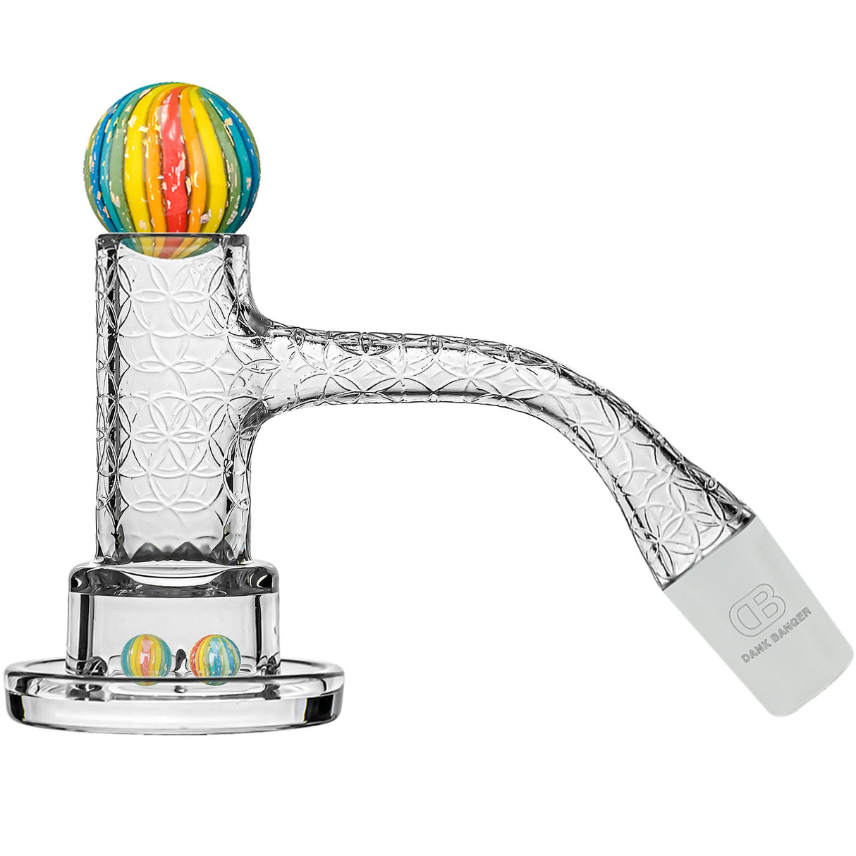 DANK BANGER Flower of Life Terp Slurper With Pearls