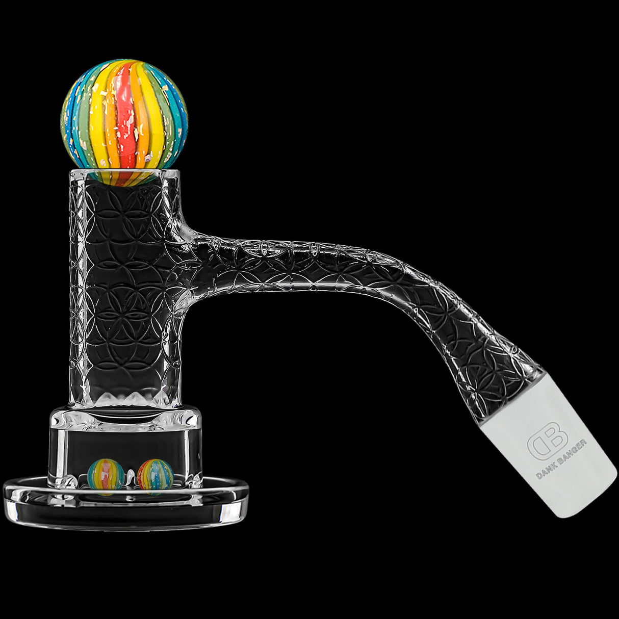 DANK BANGER Flower of Life Terp Slurper With Pearls