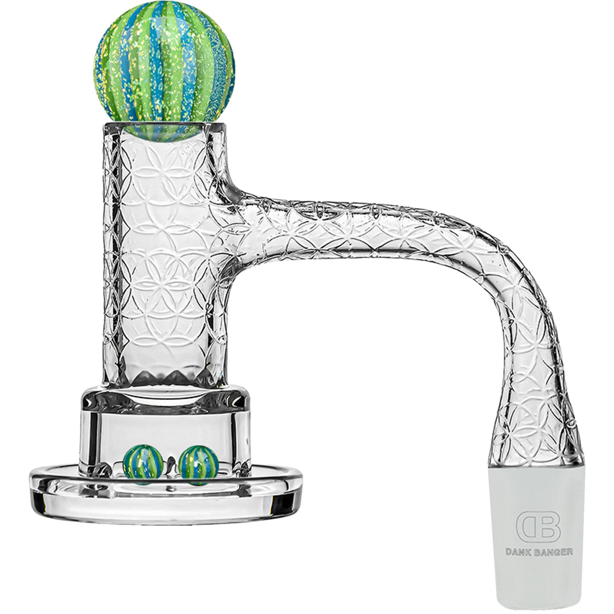 DANK BANGER Flower of Life Terp Slurper With Pearls