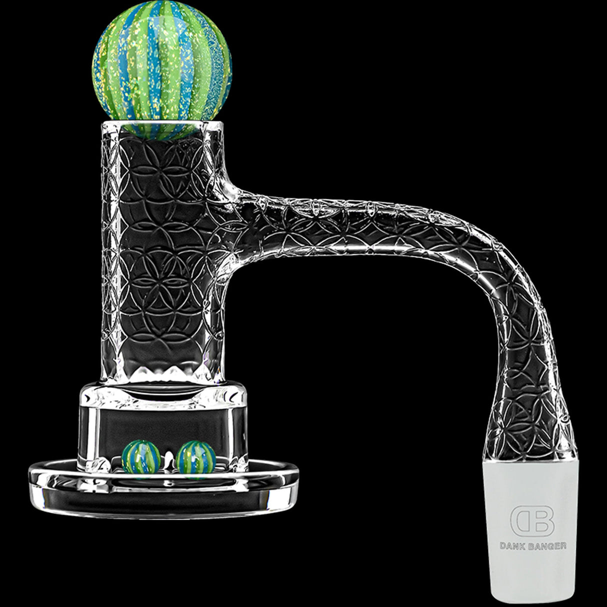 DANK BANGER Flower of Life Terp Slurper With Pearls