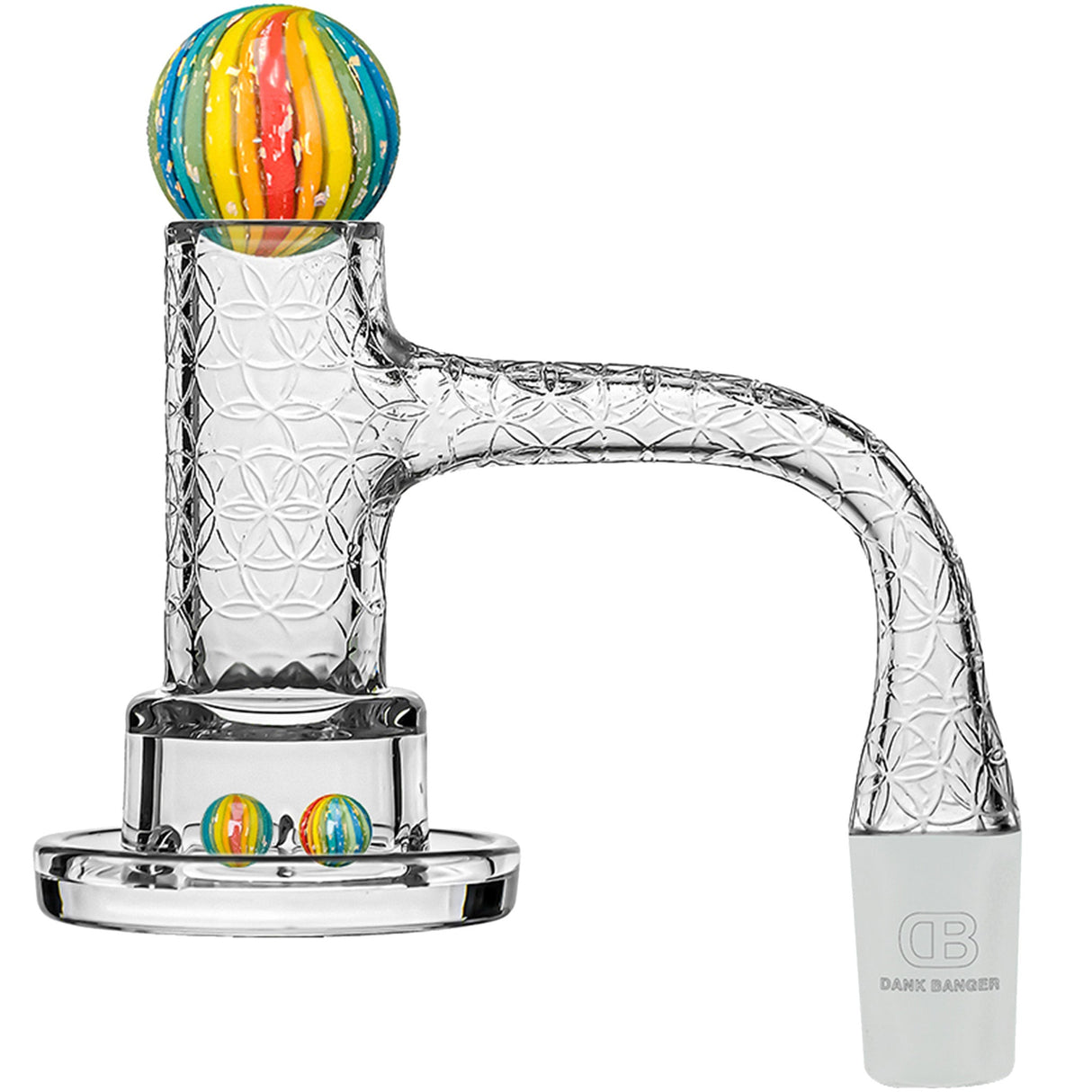 DANK BANGER Flower of Life Terp Slurper With Pearls