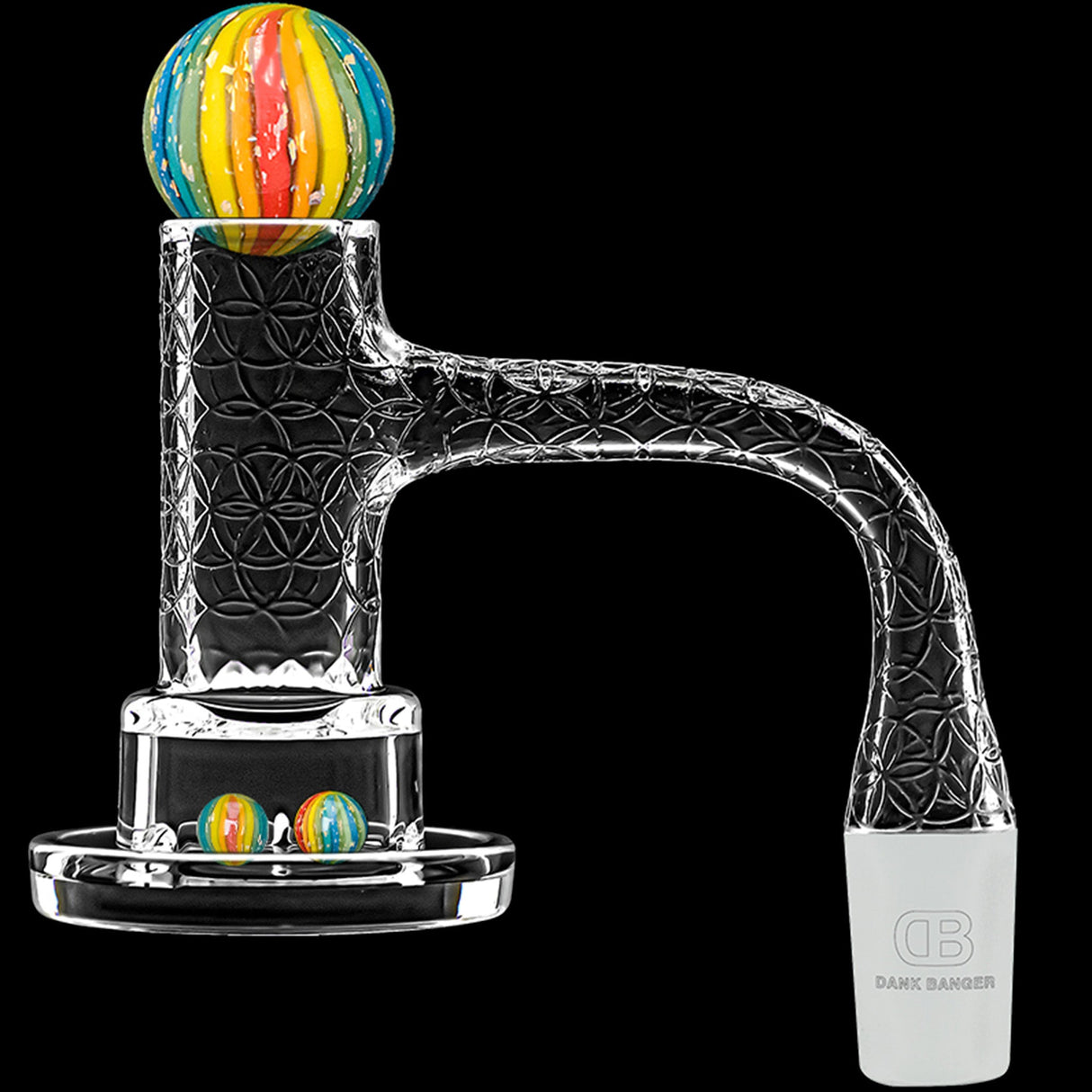 DANK BANGER Flower of Life Terp Slurper With Pearls