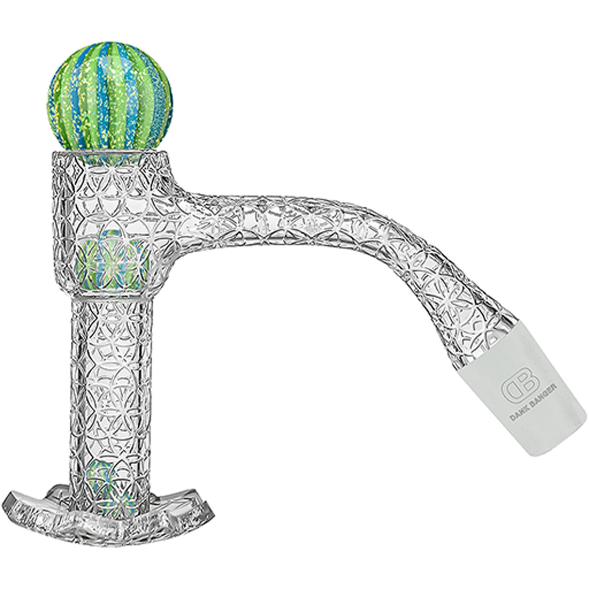 DANK BANGER Flower Of Life Star Bottom Banger With Pearls