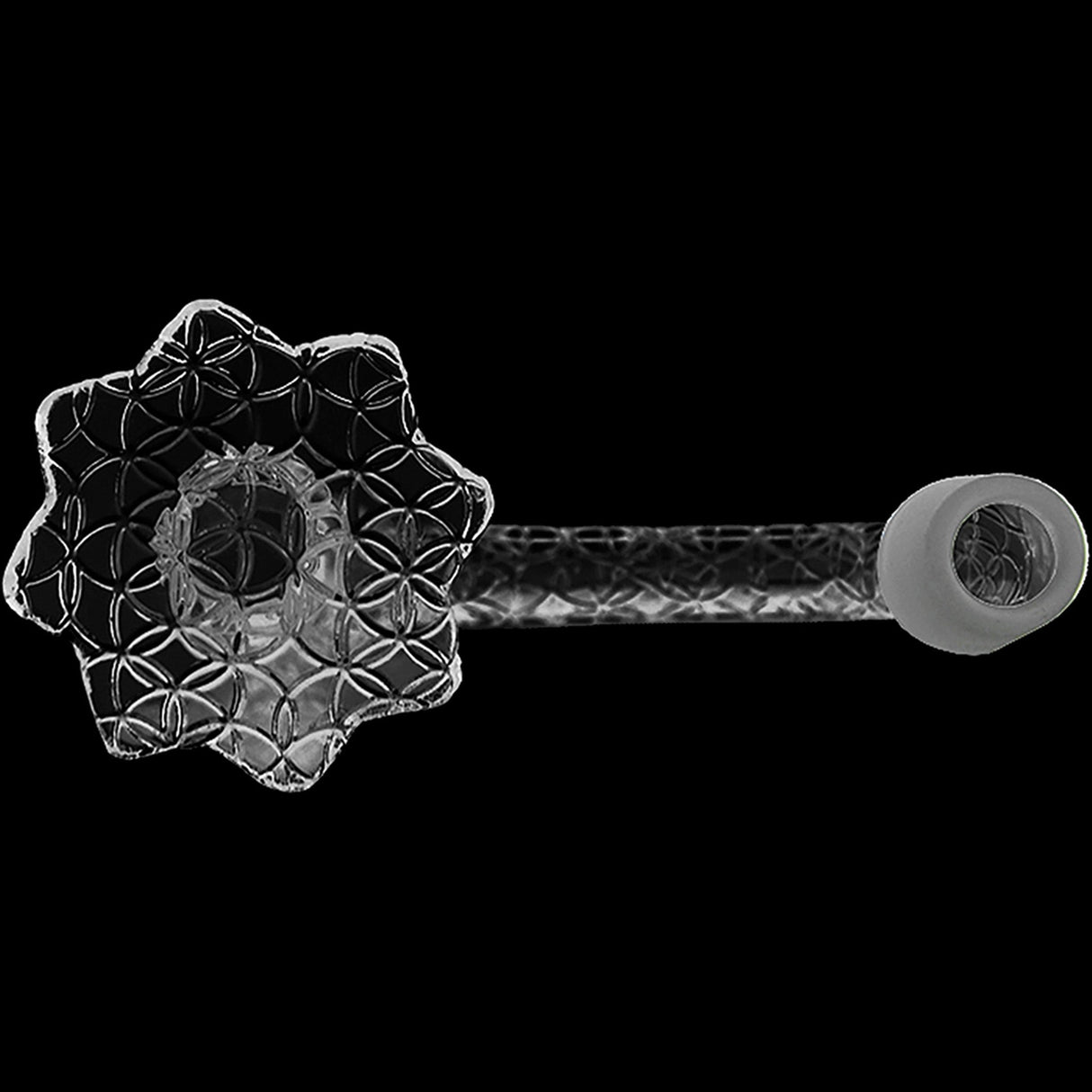 DANK BANGER Flower Of Life Star Bottom Banger With Pearls