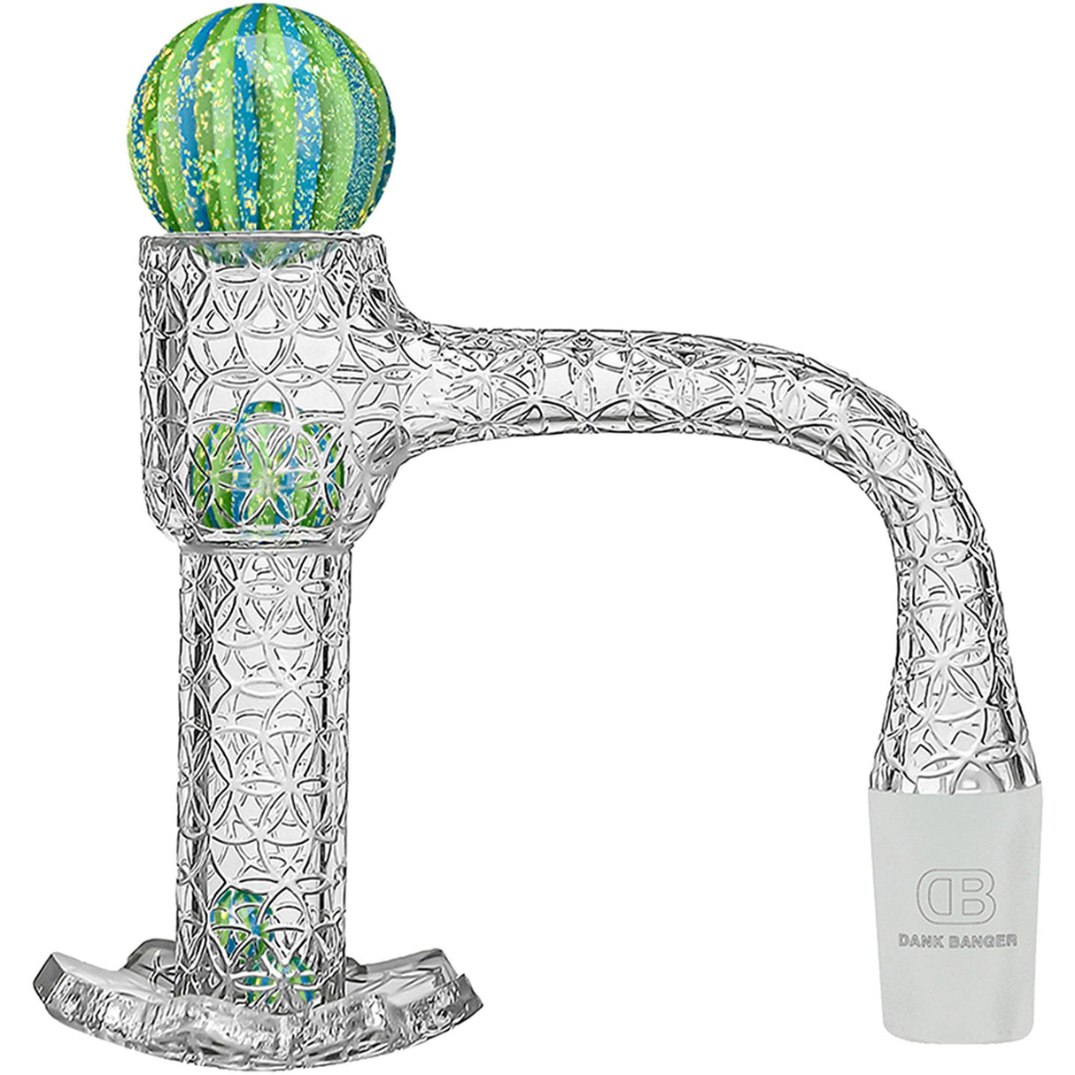 DANK BANGER Flower Of Life Star Bottom Banger With Pearls