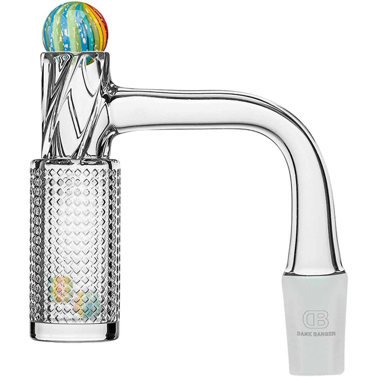 DANK BANGER Gridlock Quartz Banger With Pearls