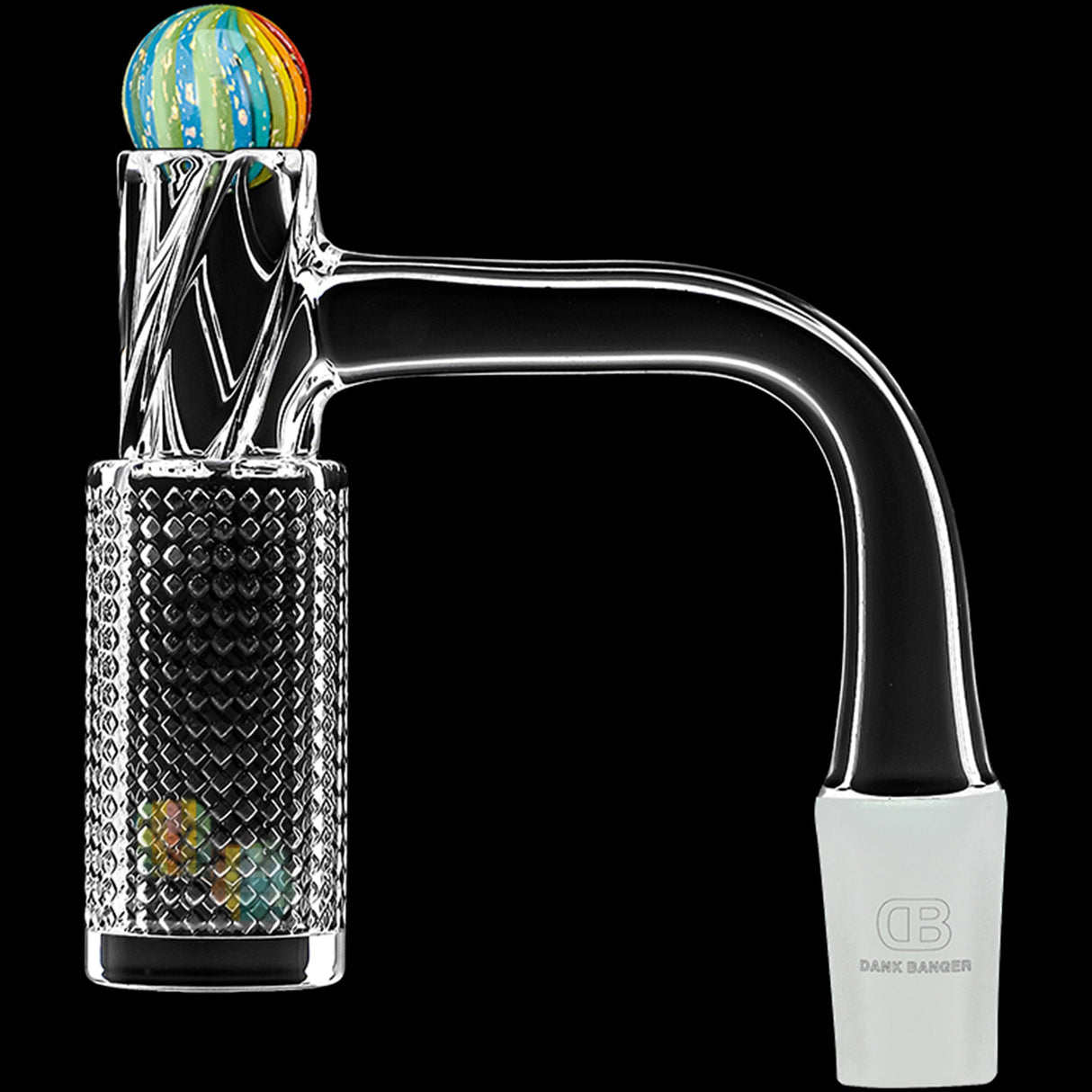 DANK BANGER Gridlock Quartz Banger With Pearls