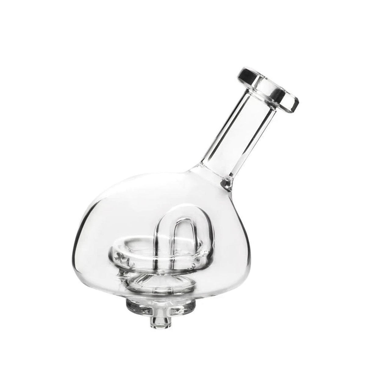 Dr. Dabber Boost Evo Glass Attachment for vaporizers, clear borosilicate, side view