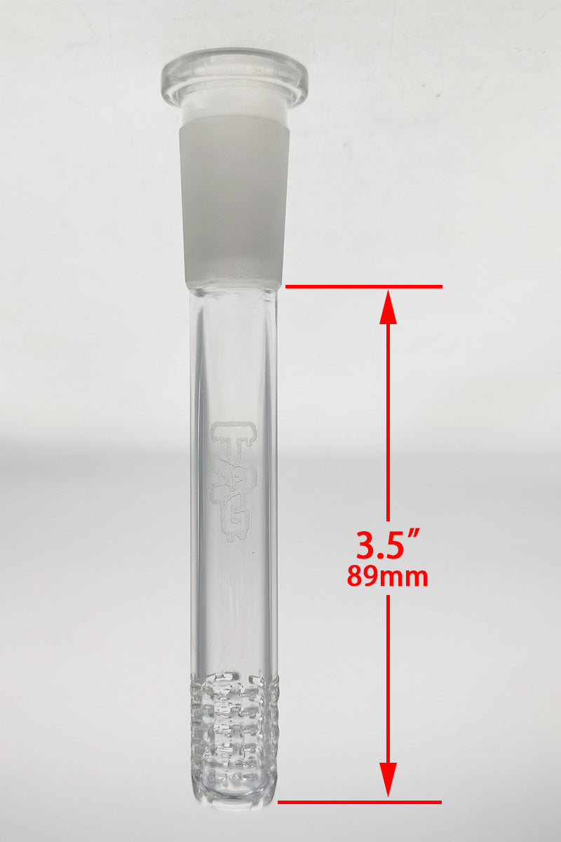 TAG - 18/14MM 6 Row x 3 (54 Hole) Open End Gridded Super Slit Downstem (5.50")