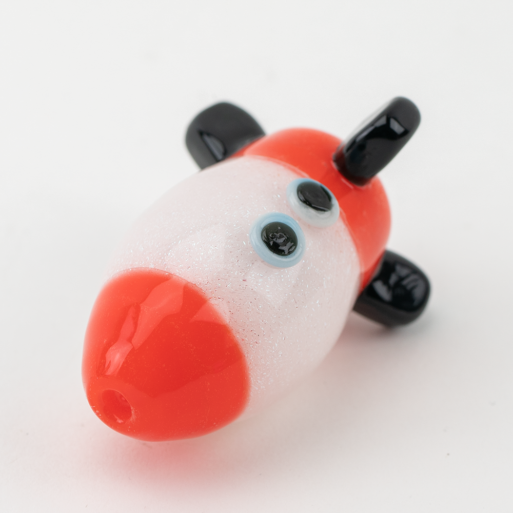 Empire Glassworks Space Cruiser Bubble Cap, Top View, Borosilicate Colored Glass