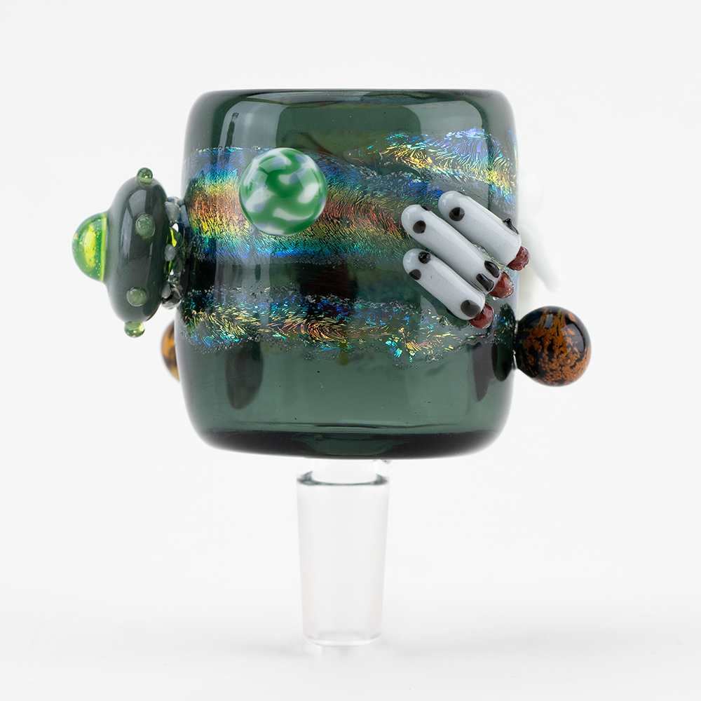 Empire Glassworks Galactic PuffCo Proxy Glass Attachment, 14mm, Front View