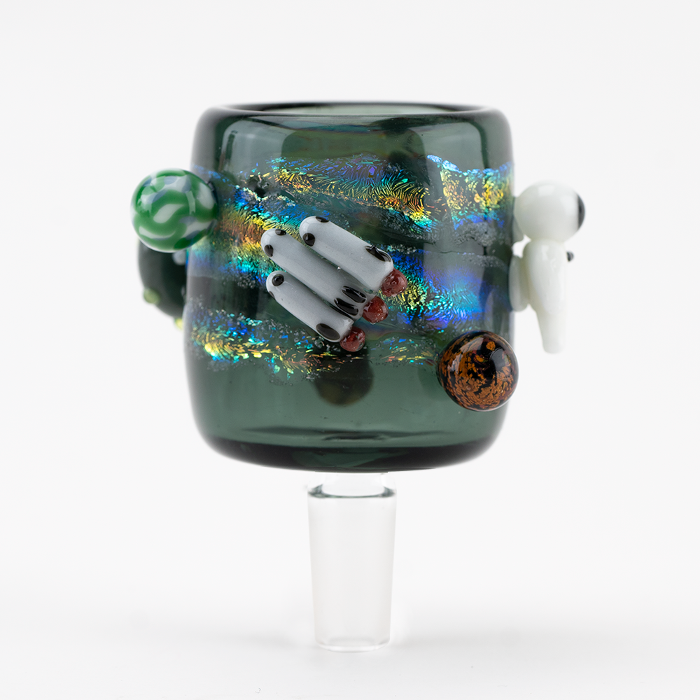 Empire Glassworks Galactic PuffCo Proxy Glass Attachment, Front View on White Background