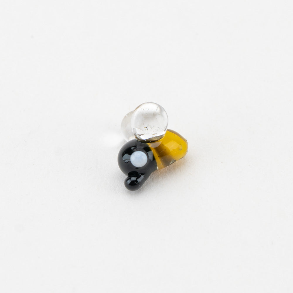 Empire Glassworks Beehive Spinner Cap, Borosilicate Glass, Top View on White Background