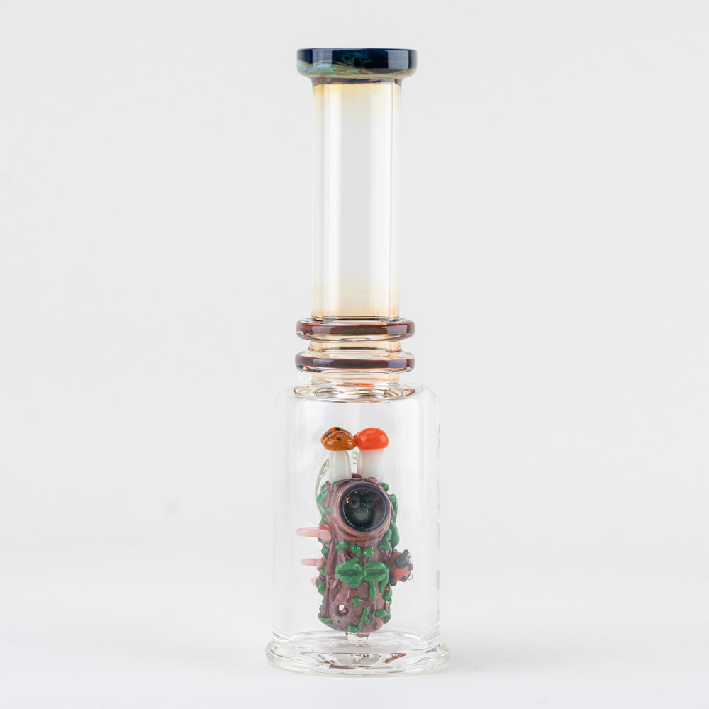 Empire Glassworks 'Renew the Redwood' Mini Tube Bong with Intricate Colored Glass