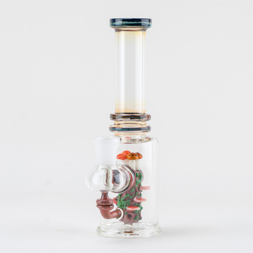 Empire Glassworks 'Renew the Redwood' Mini Tube Bong with Intricate Colored Glass Detail