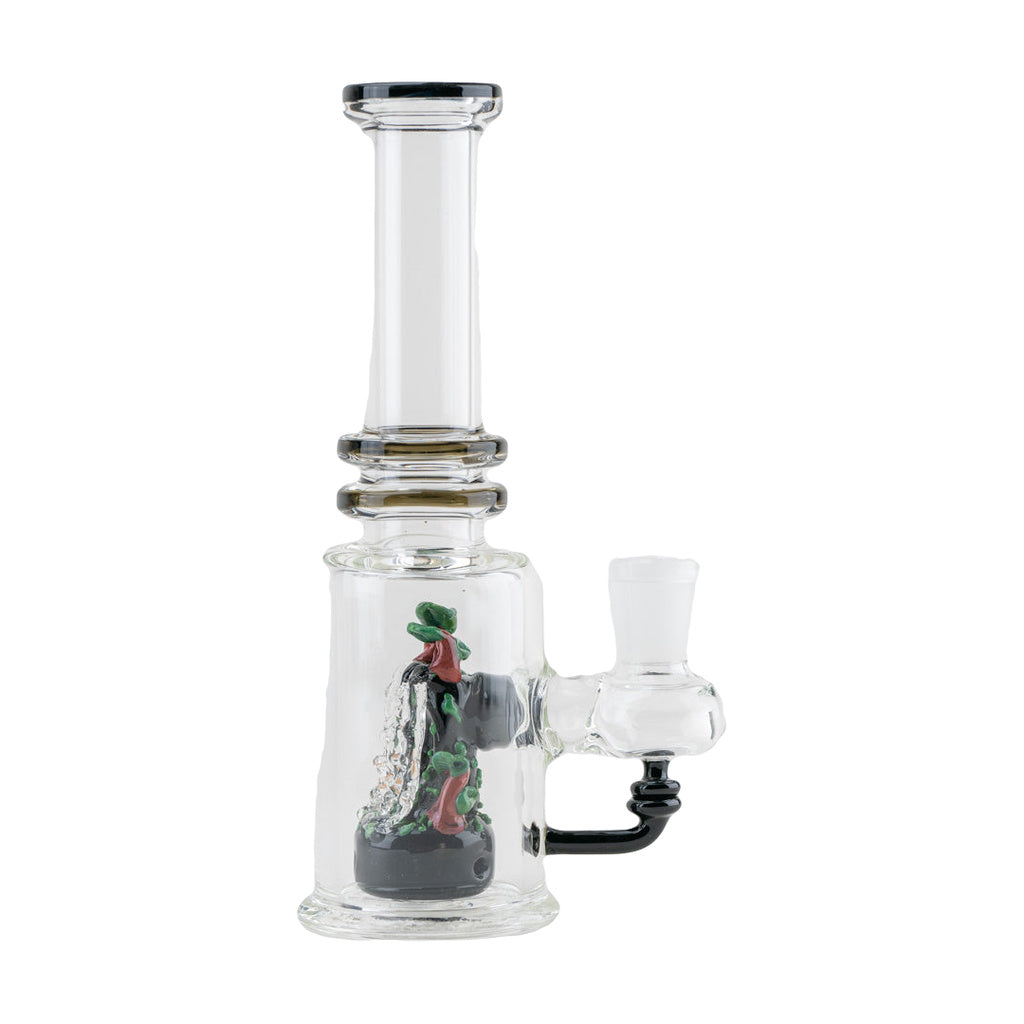 Empire Glassworks "Zen Bonsai" Mini Tube Dab Rig with Intricate Glass Artwork