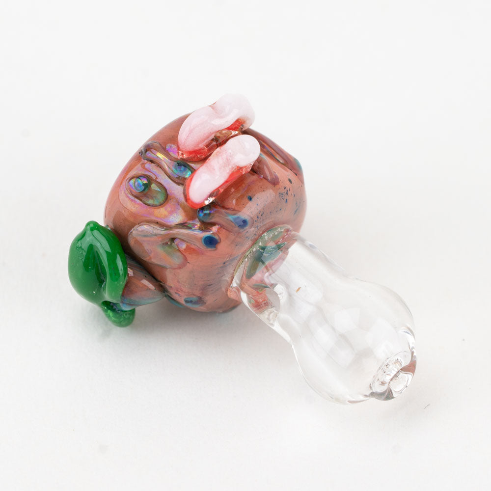 Empire Glassworks Hootie PuffCo Proxy Glass Ball Cap, Borosilicate, Angled View