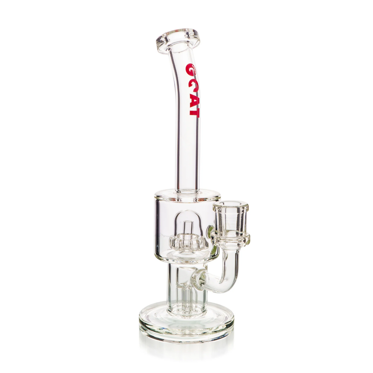 Lucky Goat 12" Rockies UFO Clear Rig Front View on Seamless White Background