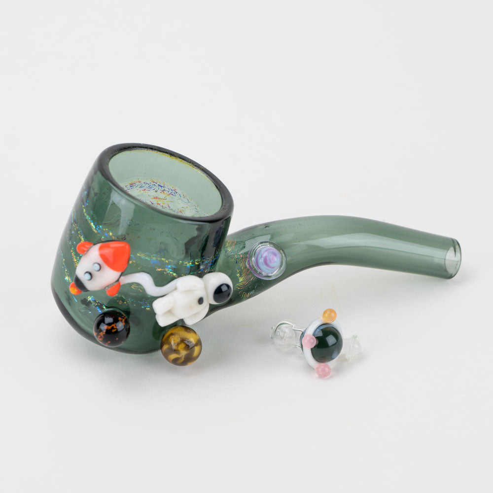Empire Glassworks Galactic PuffCo Proxy Glass Attachment Set with space-themed design