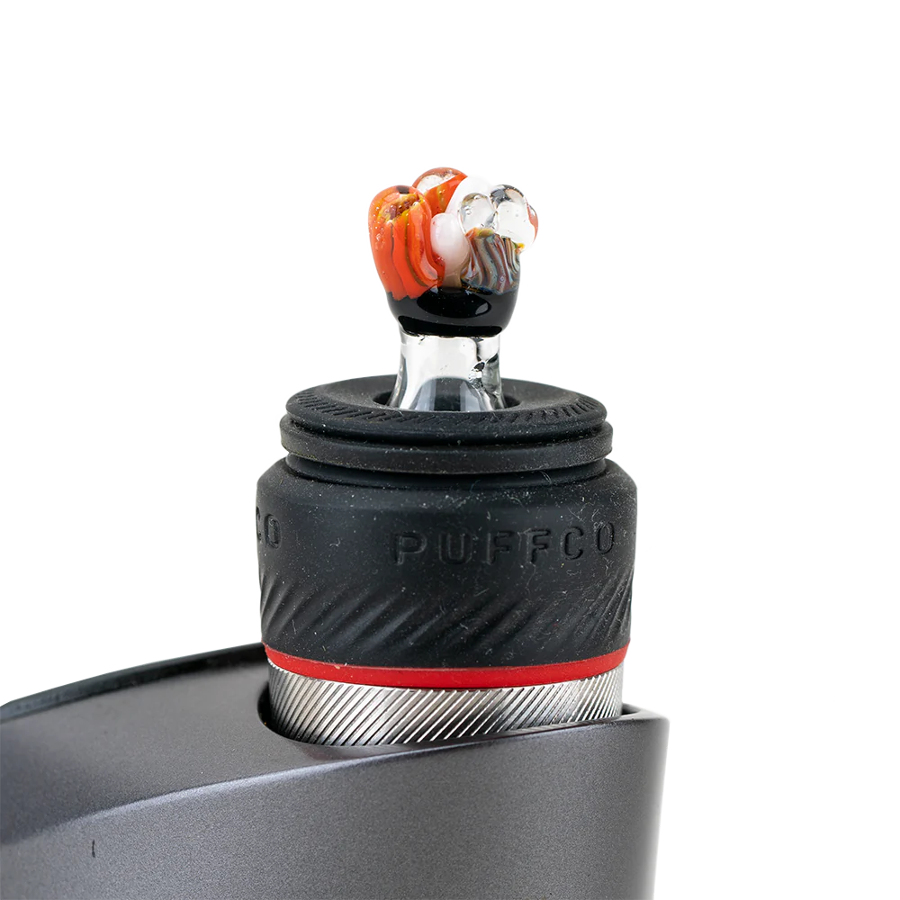 Coral Glass Ball Cap for Puffco Peak and Pro