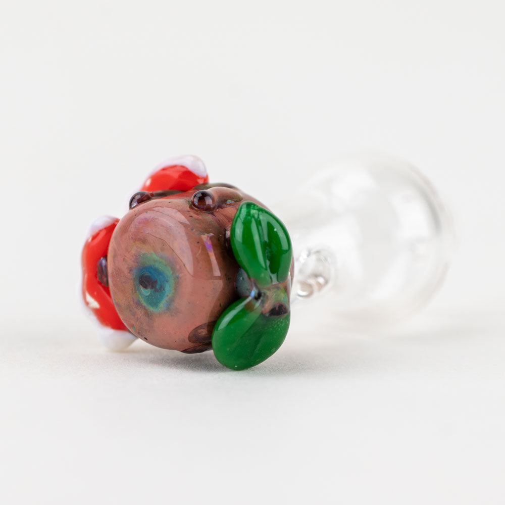 Empire Glassworks Hootie PuffCo Peak Pro Glass Ball Cap, Side View on White Background