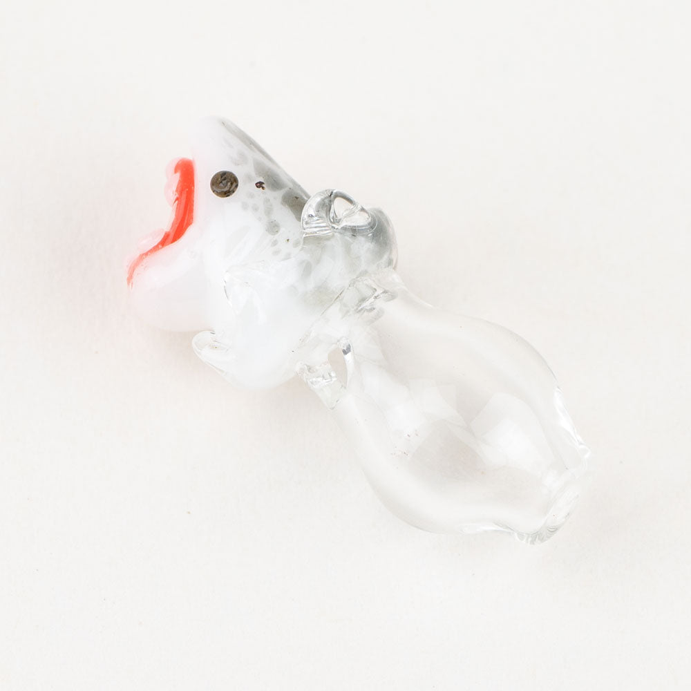 Empire Glassworks Jawsome Glass Ball Cap for PuffCo Peak Pro, Shark Design, Top View