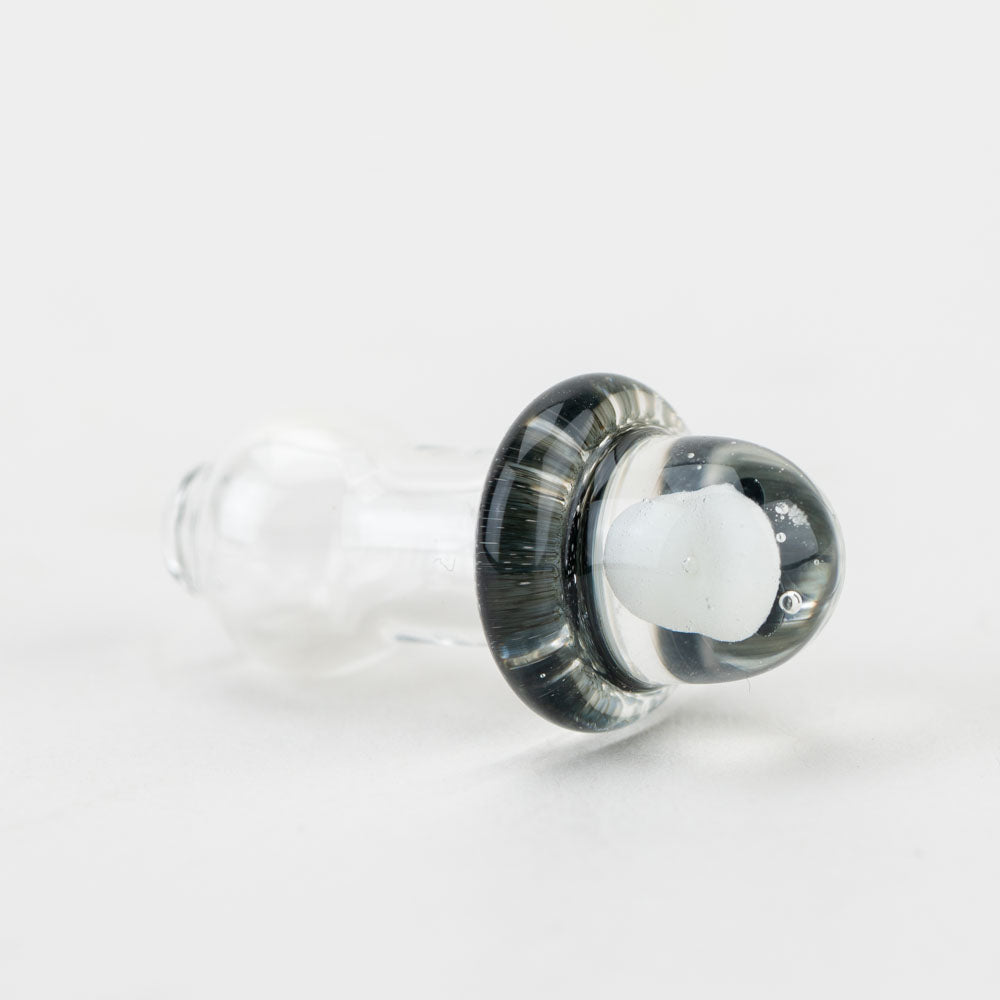 Empire Glassworks Martian PuffCo Proxy Glass Ball Cap, Side View on White Background