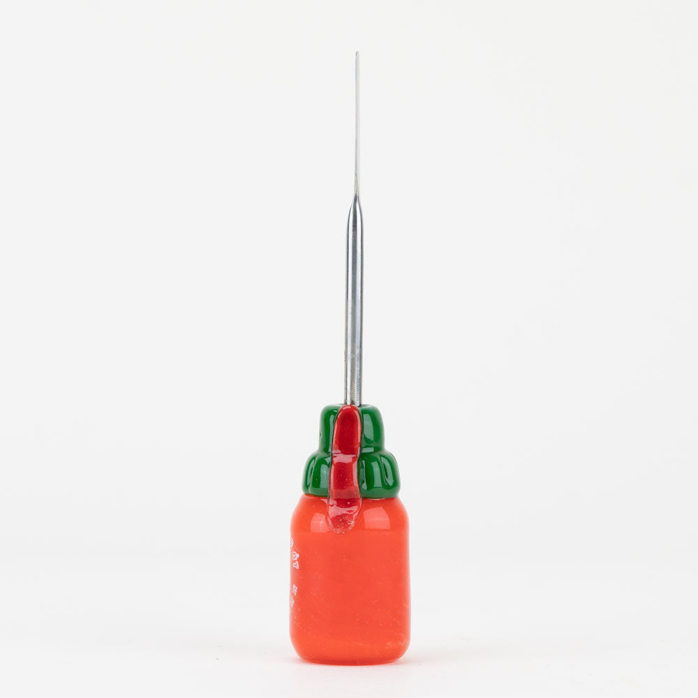 Empire Glassworks Sriracha Dabber - Borosilicate Glass Dab Tool Front View