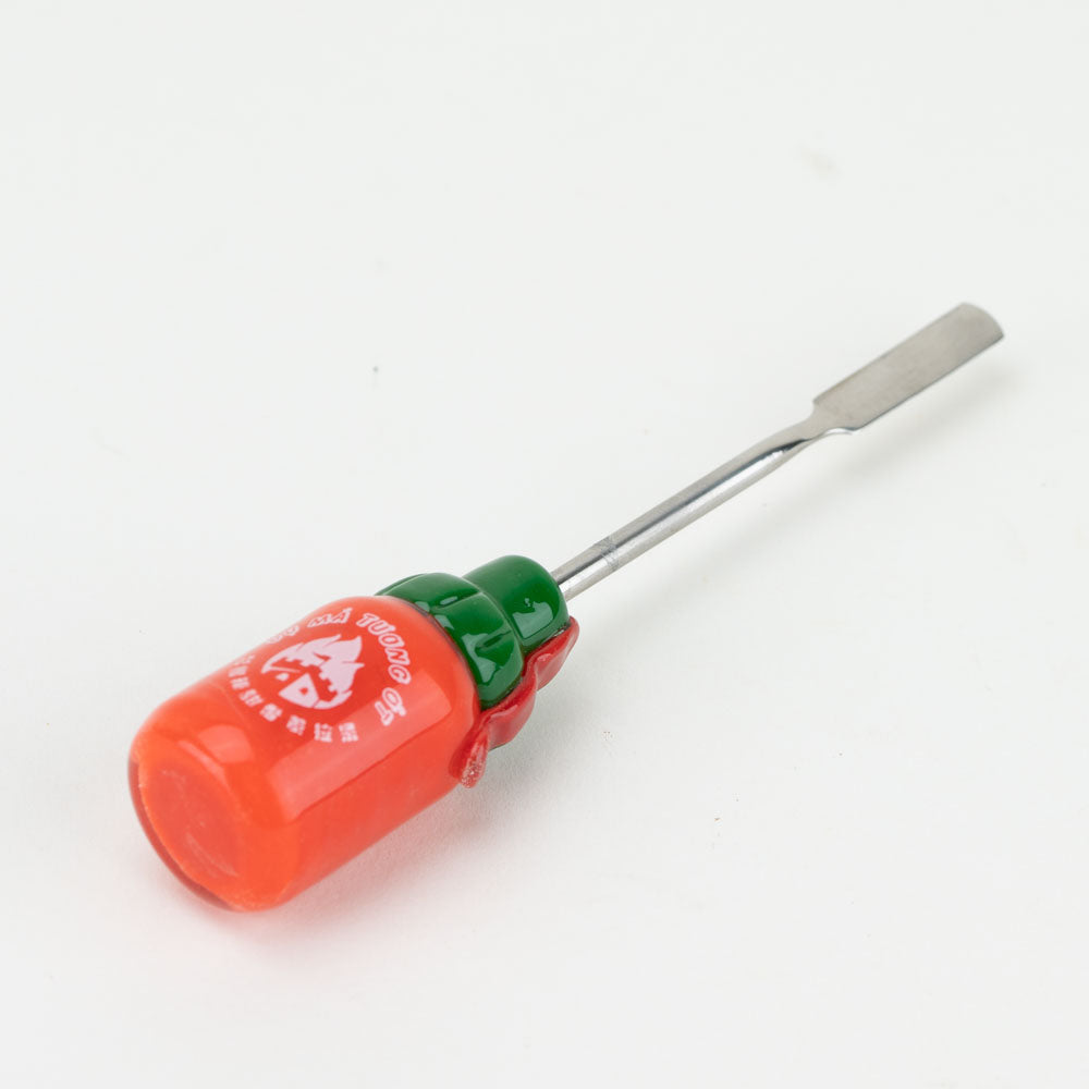 Empire Glassworks Sriracha Dabber Tool - Borosilicate Glass, Side View