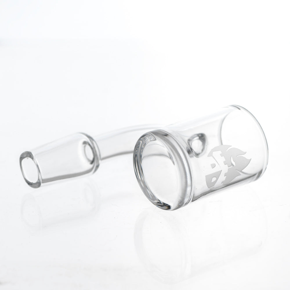 Empire Glassworks Quartz Banger, 14mm, clear view on white background