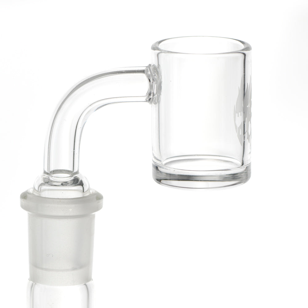 Empire Glassworks 14mm Quartz Banger for Dab Rigs - Clear Side View