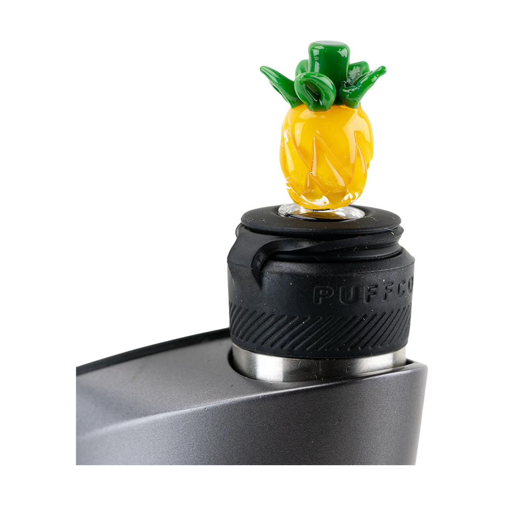 Empire Glassworks Pineapple Puffco Peak Pro Carb Cap, Borosilicate, Side View